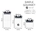 Food Storage Containers with Lids - by Simple Gourmet. 4-Piece Set of BPA Free Air Tight Food Containers for Pantry Organization and Storage. Includes BONUS 8 Free Labels to Identify Contents…