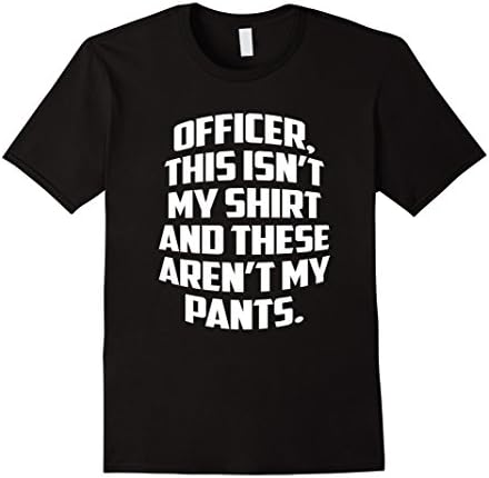 Mens Police Officer T-Shirt, Cop T-Shirt, Law Enforcement T-Shirt 2XL Black