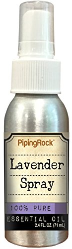Piping Rock Lavender Spray Bottle 2.4 fl oz (71 mL) 100% Pure Essential Oil
