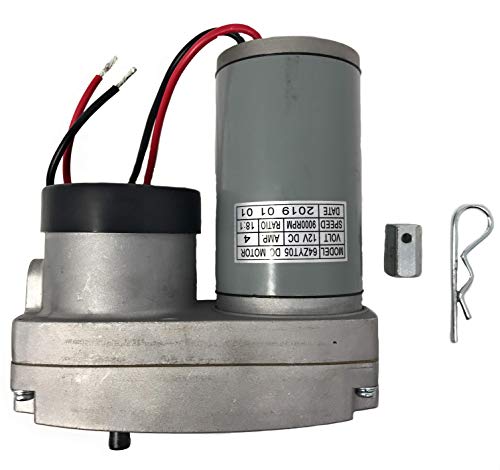 LandCamp LC-125802-1 RV Slide Out Actuator Electric Motor 9000 RPM 18:1 Gear Ratio 12V