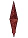 Clever Creations Christmas 8 Inch Tree Topper Glittered Star Decoration, Glitter Treetop Holiday Home Décor, Red