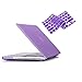 RUBAN Case Compatible with MacBook Pro 13 inch 2012 2011 2010 2009 Release A1278, Plastic Hard Case Shell and Keyboard Cover for Older Version MacBook Pro 13 Inch with CD-ROM - Purple
