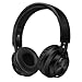 Venstone Wireless Bluetooth Headphone with Build-in Microphone with TF Card FM Radio and Audio Cable - Black