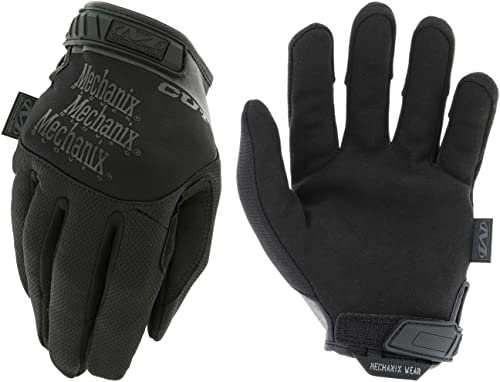 Mechanix Wear Field Pursuit D5 Gloves, Cut Resistant, All Black, Large