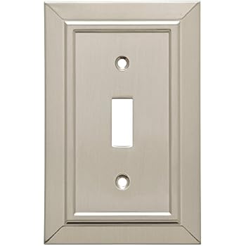 Franklin Brass W35217-SN-C Classic Architecture Single Toggle Switch Wall Plate/Switch Plate/Cover, Satin Nickel