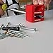 Katzco Precision Magnetizer and Demagnetizer -Pack - for Screwdrivers, Screws, Drill Bits, Sockets, Nuts, Bolts, Nails, Drivers, Wrenches, Tweezers, and Other Steel Tools (1 Pack, Red)
