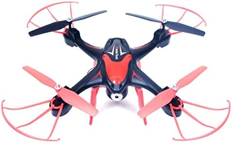 Hatunan Wonder HD Wifi Drone - Gravity Sensor FPV Real-time Video and Image Top Selling 6 Axis with Headless Mode - First Person View with LED Lights, OneButton Take Off and Landing-Kids Toys- Black