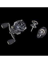 Carrete de pesca Fiblink para cebo, 7,3:1, carrete de alta velocidad para zurdos y diestros, ultra suave, para agua dulce y agua salada con bolsa de carrete