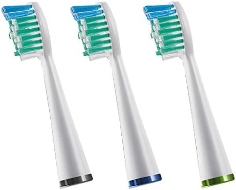 Waterpik Replacement Standard Brush Heads, SRRB-3W White 3.0 ea (pack of 2)