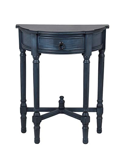 Amazon Com End Table With Drawer Antique Half Round End Table