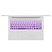 Keyboard Cover Compatible Lenovo IdeaPad 320/330/330s 340s 520 720s 130 S145 L340 S340 15.6 inch, IdeaPad 320/330 17.3 inch, IdeaPad 520 15.6 inch Laptop,GradualPurple