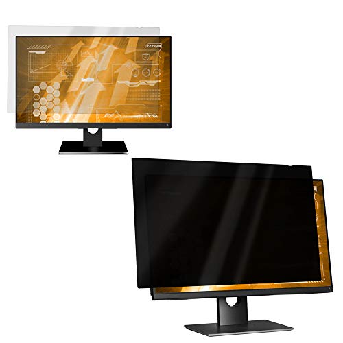 Aenoko Privacy Screen Filter Protector for 23 inch 16:9 Widescreen Computer Monitor – UV/Eye Protection, Blue Light Blocking, Anti Glare/Spy Shield Film (WxH:509mmx286mm)