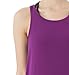Queenie Ke Women's Yoga shirts Sports Tops Super Soft Knit Cowl Back Tank Size L Color Dark Magenta