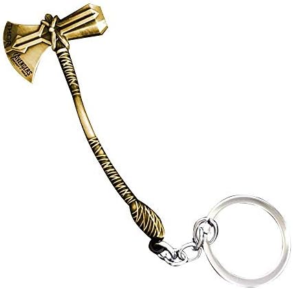 Novelty Keychain Infinity War Thor Stormbreaker Axe -Color Gold