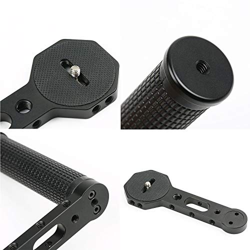 ATian Universal Aluminum Alloy Left Side Handle for DJI Ronin S and Zhiyun Crane V2, Crane 2, etc. Gimbal Stabilizer for a External Monitor, Microphone or LED Light, etc. - Thumbnail 4