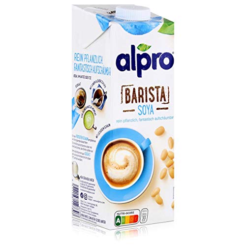 Alpro Barista Soya 1L - rein pflanzlich - fantastisch aufschäumbar (4er Pack) – Bild 3