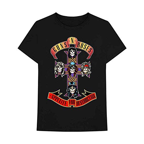 Bravado Men's Guns N' Roses Cross T-Shirt - Pimiso