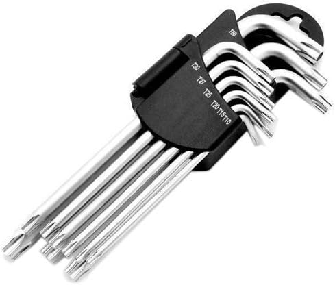 Amazon 9pcl型いじり止めトルクスレンチセット ホルダー付き R978 洗車 工具 メンテナンス用品 車 バイク