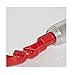 (50 pack) 6mm Red Plastic Retail Shop Security Display Hook Anti- Theft, Anti Sweep Stop Lock for Pegboard or Slat Wall (50 Red A Locks)