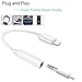2 Pack Adapter,RVZHI Jack Headphone Adapter Cable Compatible with Phone 7/7Plus 6/6Plus 3.5mm Earphone Adaptor Accessories, HD Stable Music Transmission Converter – Support iOS 10.2 (White)thumb 2