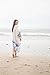 Livingston Lovely Sheer Floral Patterned Bikini Swimwear Cover Up Wrap, White