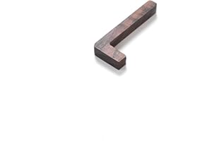 HQCHOOSE 3" Walnut Wood Letters for Wall Decor – Premium Decorative Alphabet Letters for DIY Crafts, Weddings, Parties, Home,