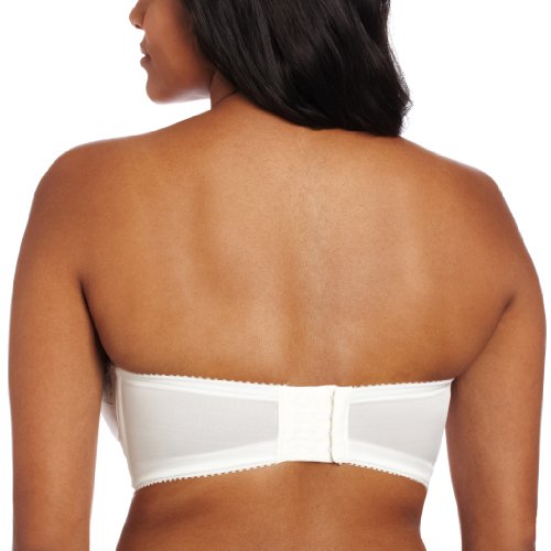 Carnival Women's Full Figure Strapless Lace Bra, Ivory