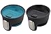 Contigo AUTOSEAL Vacuum Insulated, Stainless Steel Travel Mug, 2 Pack - Keeps Drinks Hot and Cold, Autoseal Button Prevents Spills - No-Slip Comfort Grip - Biscay Bay/ Stainless Steel - 16 Ounces