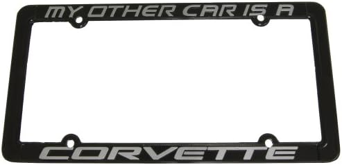 Corvette License Plate Frame My Other Car is A Corvette