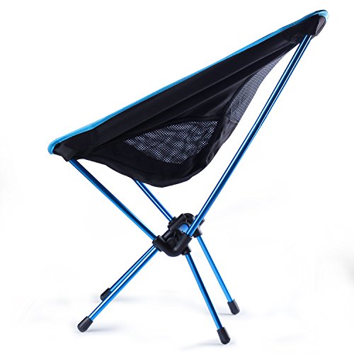 SYOURSELF Portable Folding Camping Chair-Lightweight,Compact,Comfortable, Breathable Beach Travel Mesh Chairs,Heavy Duty-Perfect for Backpacking Hiking Picnic Outdoors Sporting with Carry Bag(A Blue) - Thumbnail 3