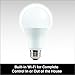 Vivitar LB-60 450 Lumens (40W) Wireless Smart Multi Colored LED Bulb, Wireless Wi-Fi Enabled Smart Bulb, Programmable Timer, Home Automation, Energy Efficient and Eco Friendly, White
