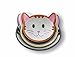 Cat Measuring Cups / Ceramic Baking Bowls Set by CULINARY CHEF CAT – Nested Cute Happy Kitten Faces makes Perfect Novelty Gift for Cat and Food Lovers