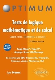 Tests de logique, mathématique et de calcul
