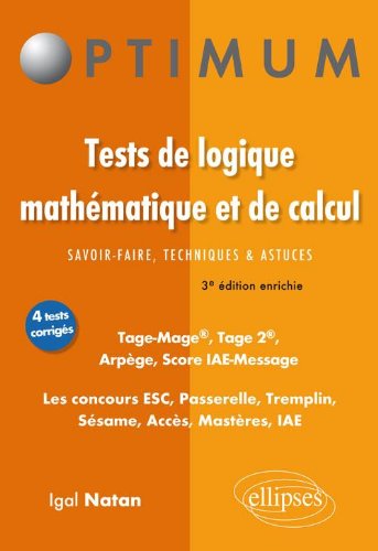 Tests de logique, mathématique et de calcul