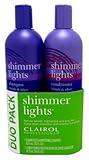 Clairol Shimmer Lights Combo 16 oz. Shampoo/16 oz. Conditioner Blond-Silver