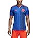 adidas 2018 Colombia Away Jersey Bold Blue/Solar Red LG