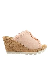 Minnetonka Women's, York High Heel Wedge Sandals