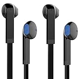 Mxstudio Clear Sound Headphones In Line Control Built-in Mic Two Pack