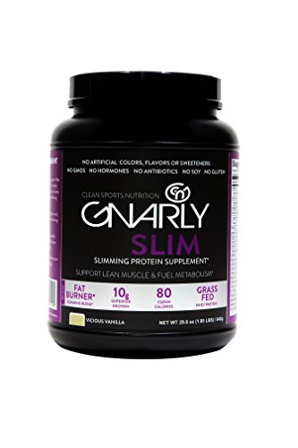 Gnarly Nutrition Slim Weight Management Protein || All-Natural New Zealand Grass-fed Whey (Vicious Vanilla)