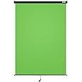Julius Studio (Pull-Down Style) 5.1 x 6.2 ft. / 62 x 74 in. Green Screen, Retractable Background, Ceiling & Wall Mount, Roll Up Auto Lock, No Wrinkle, JSAG748