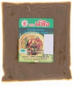 Nam Jai, Thai, Green curry paste 100 g. From Thailand