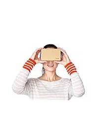 cardboard, para Android 4.1 o superior, o IOS 8.0 o superior, color café, Paquete de 2, Marrón