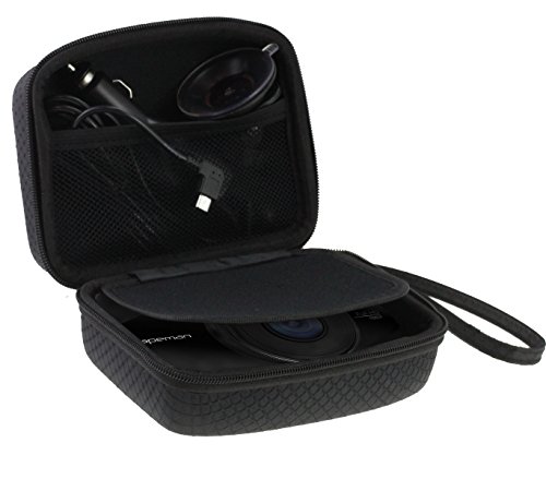Navitech Car Dash Cam/Camera Carry Case/Bag Compatible with The Fliiners (Case Also fits with Windscreen Mount + Car Charger)