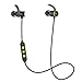 Tribit Bluetooth Earbuds with Microphone - Wireless Earbuds Running Headphones Crystal Clear Sound, Nano Coating Waterproof, Up to 10 Hrs playtime - Sports Headphones with Magnetic Connection, Green