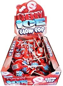 Cherry Ice Blow Pops (Box of 48)