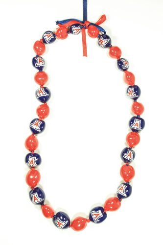 NCAA Arizona Wildcats Go Nuts Kukui Nut Lei Necklace
