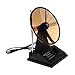 MonkeyJack Rotating Antenna Indoor Rabbit Ear with Tuning Knob VHF UHF FM HD TV
