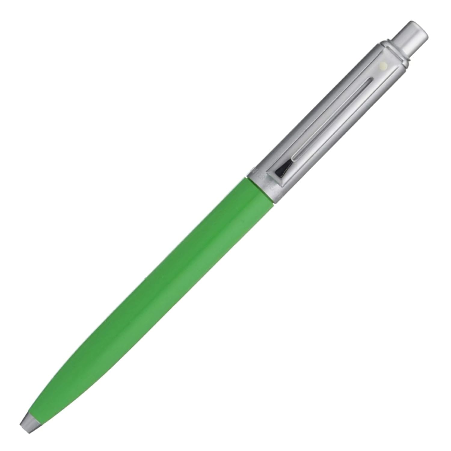 Sheaffer Sentinel - Refillable Ballpoint Pen, Bright Green Resin, Brushed Chrome appointments โ image 1