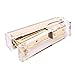 LOMOFI Acrylic Gold Desktop Stapler - A Classic Modern Design - Elegant Office Desk Accessory