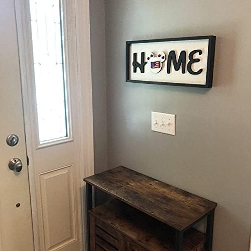Interchangeable welcome home sign with letter ckey, priced at $35.59.